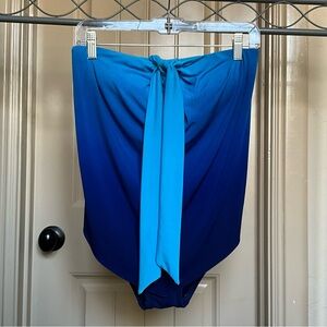 VENUS Blue Ombre One Piece Swimsuit NWOT